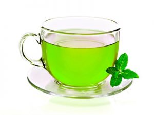 grávida pode beber chá verde Chávena de chá verde