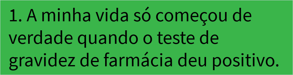 frases de gravidez teste de farmácia