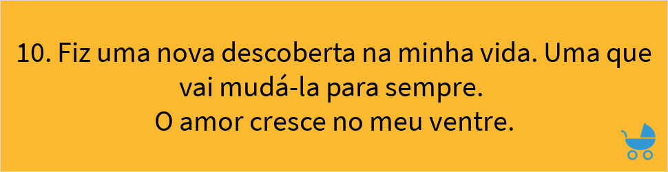 frases para divulgar a gravidez