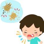 Bebé com alergia a ácaros