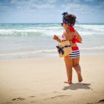 Exposição excessiva ao sol da criança