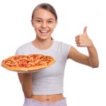 Como fazer piza com queijo e fiambre saudável para as crianças