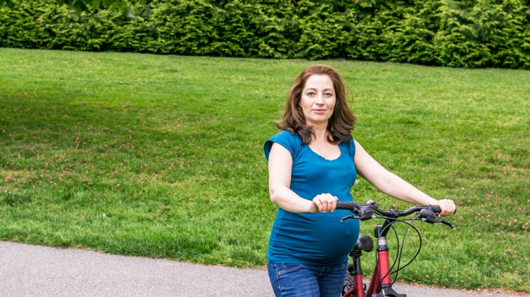 Grávida pode andar de bicicleta